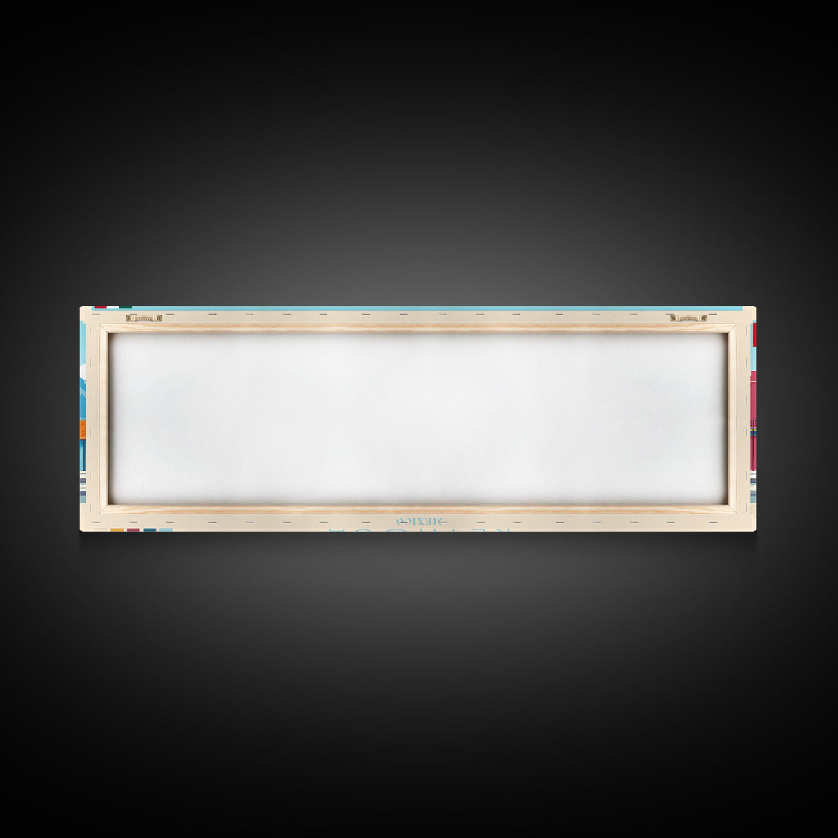 Panoramic Travel Poster Reynosa, Mexico Canvas Print, Reynosa, Mexico Painting, Mexico Art, Reynosa Travel Art, Guest Room Painting