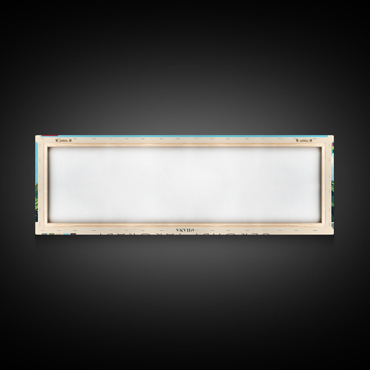 Sekondi-Takoradi, Ghana Panoramic Travel Poster Canvas Print, Sekondi-Takoradi, Ghana Painting, Ghana Art, Sekondi-Takoradi Panoramic Travel Art, Travel Painting