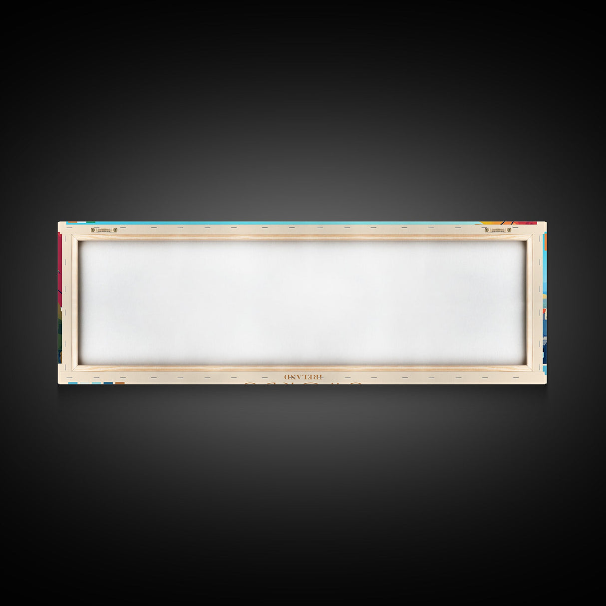 Swords, Ireland Travel Poster Panoramic Canvas Print, Swords, Ireland Painting, Ireland Art, Swords Travel Art, Guest Room Painting