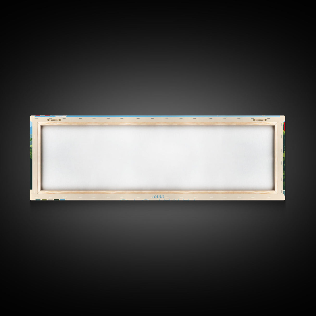 Tarapoto, Peru Panoramic Travel Poster Canvas Print, Tarapoto, Peru Painting, Peru Art, Tarapoto Travel Art, Guest Room Painting