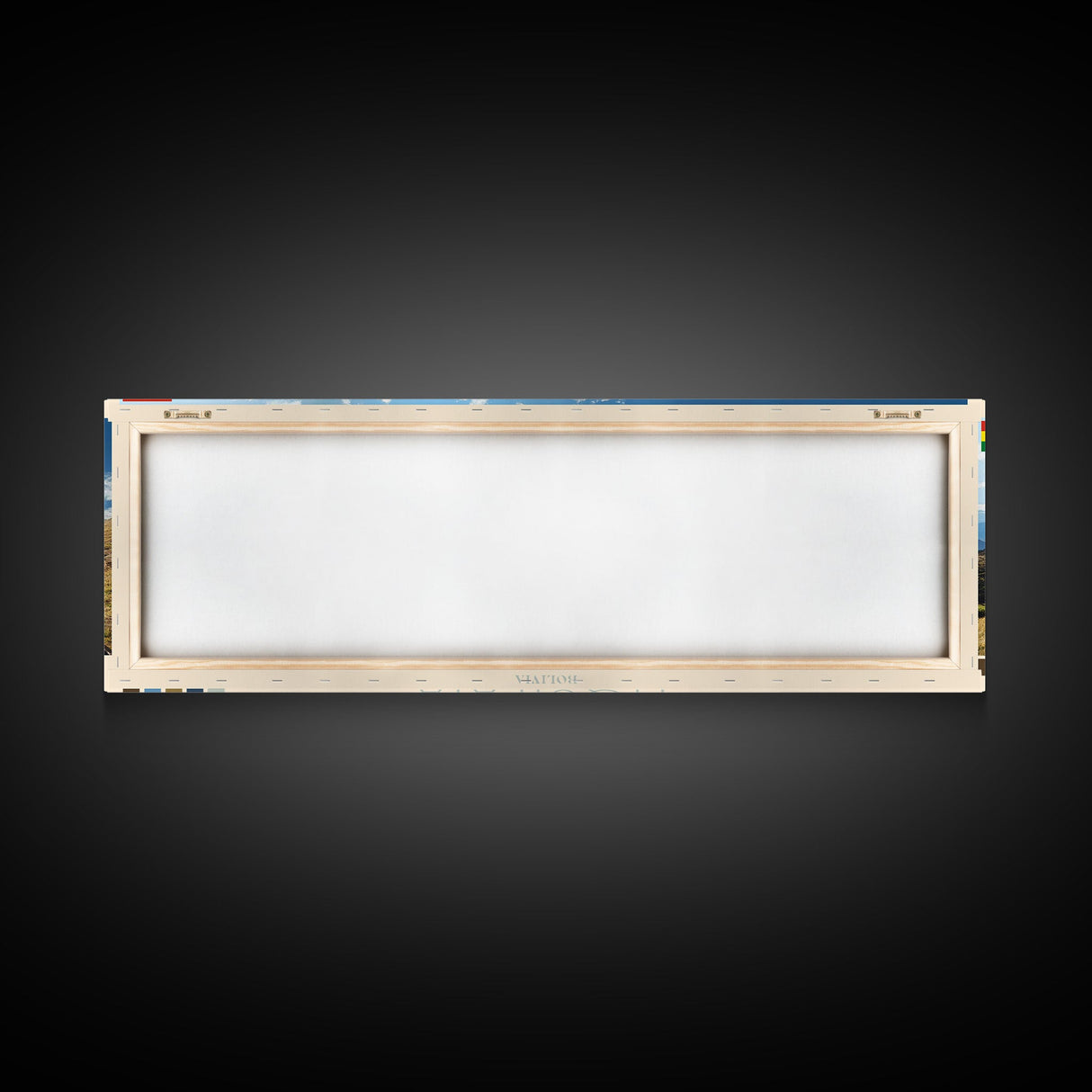 Tiquipaya, Bolivia Panoramic Travel Poster Canvas Print, Tiquipaya, Bolivia Painting, Bolivia Art, Tiquipaya Travel Art, Guest Room Painting