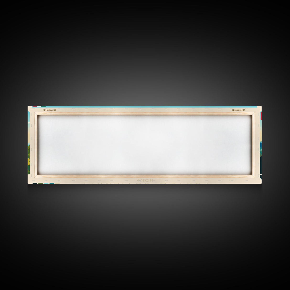 Tuxtla Gutierrez, Mexico Panoramic Travel Poster Canvas Print, Tuxtla Gutierrez, Mexico Painting, Mexico Art, Tuxtla Gutierrez Panoramic Travel Art, Travel Painting