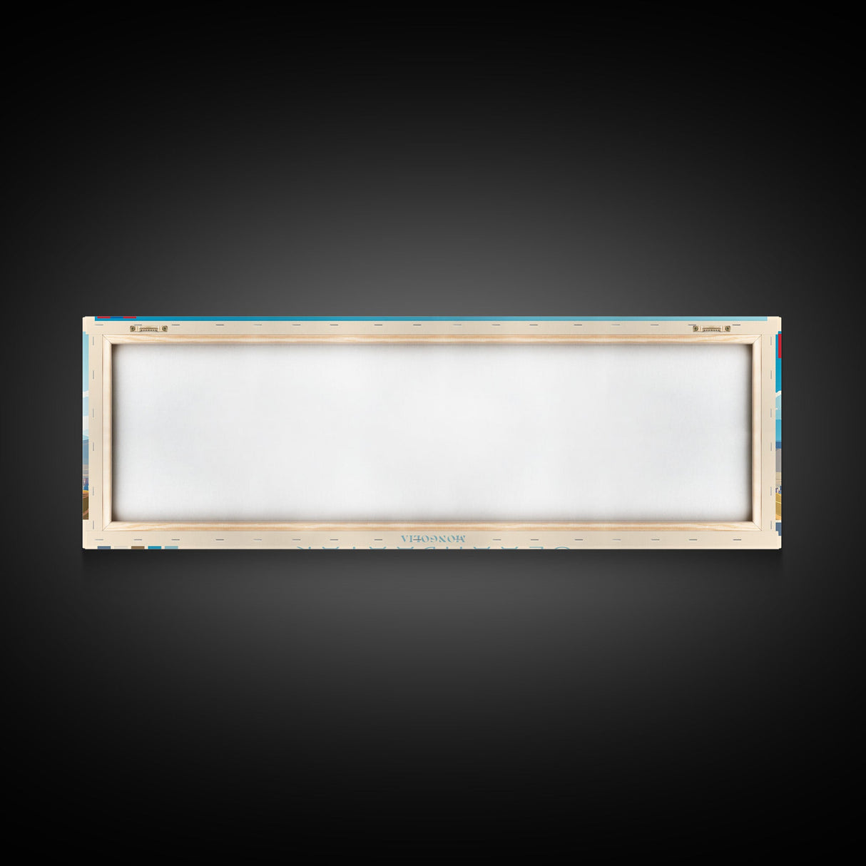 Ulaanbaatar, Mongolia Panoramic Travel Poster Canvas Print, Ulaanbaatar, Mongolia Painting, Mongolia Art, Ulaanbaatar Travel Art, Living Room Painting