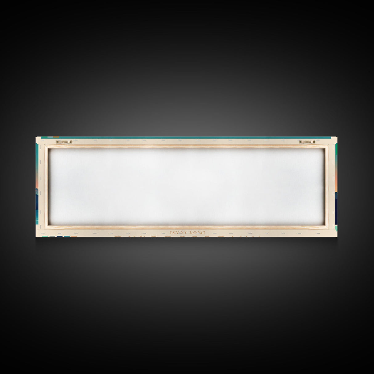 Yamoussoukro, Ivory Coast Travel Poster Panoramic Canvas Print, Yamoussoukro, Ivory Coast Painting, Ivory Coast Art, Yamoussoukro Travel Art, Guest Room Painting