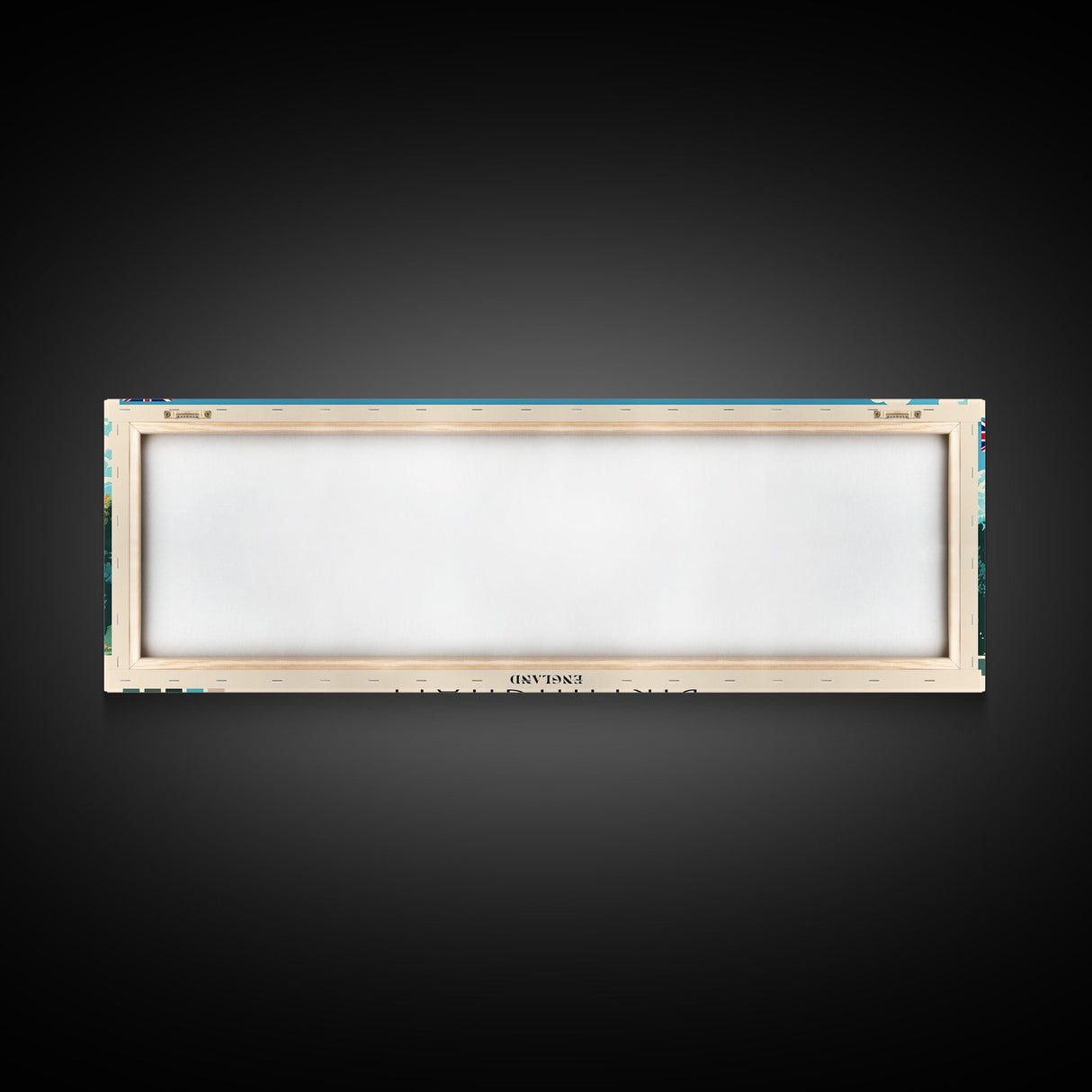 Birmingham, England Panoramic Canvas Print, Birmingham, England Painting, England Art, Birmingham Travel Poster, Travel Art, Guest Room Painting