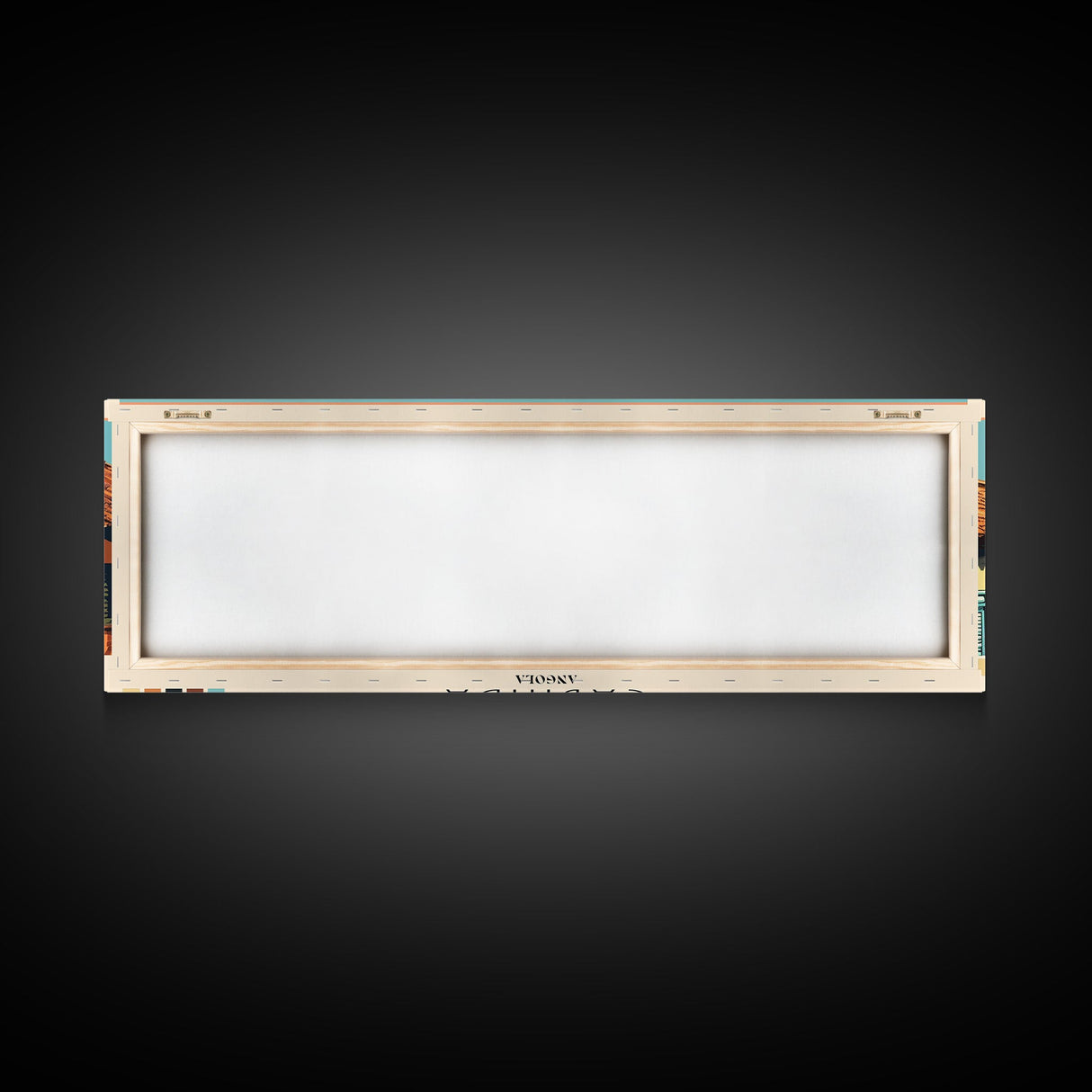 Cabinda, Angola Panoramic Canvas Print, Cabinda, Angola Painting, Angola Art, Cabinda Travel Poster, Travel Art, Vacation Gift