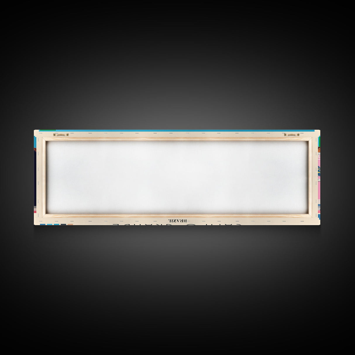 Campo Grande, Brazil Panoramic Canvas Print, Campo Grande, Brazil Painting, Brazil Art, Campo Grande Travel Poster, Travel Art, Guest Room Painting