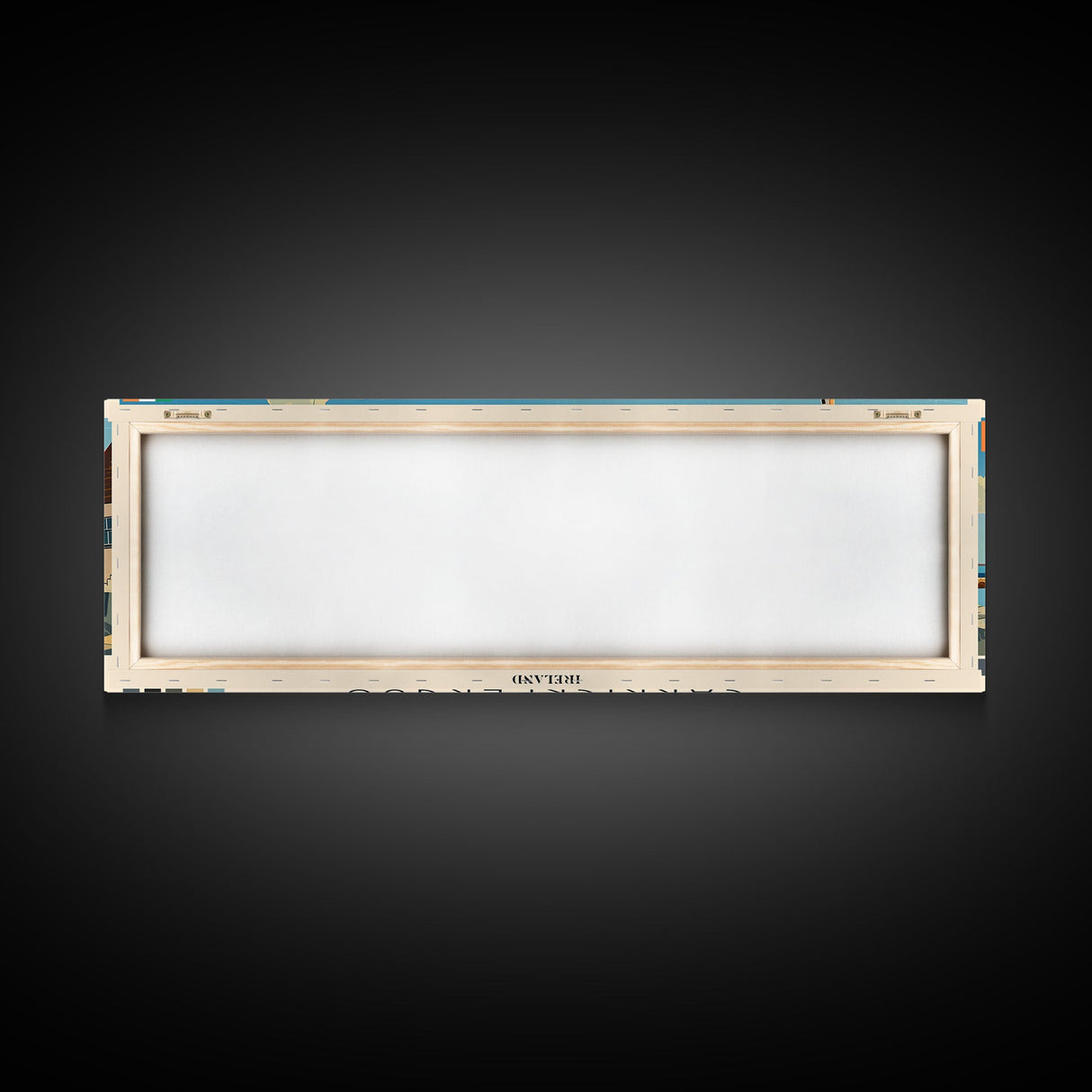 Carrickfergus, Ireland Panoramic Canvas Print, Carrickfergus, Ireland Painting, Ireland Art, Carrickfergus Travel Poster, Travel Art, Living Room Painting