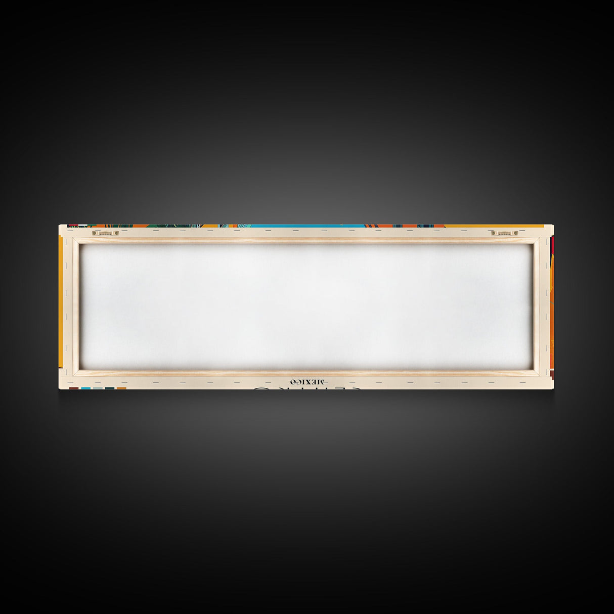 Centro, Mexico Panoramic Canvas Print, Centro, Mexico Painting, Mexico Art, Centro Travel Poster, Travel Art, Living Room Painting