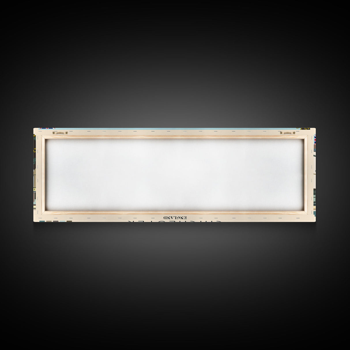 Chichester, England Panoramic Canvas Print, Chichester, England Painting, England Art, Chichester Travel Poster, Travel Art, Housewarming Gift