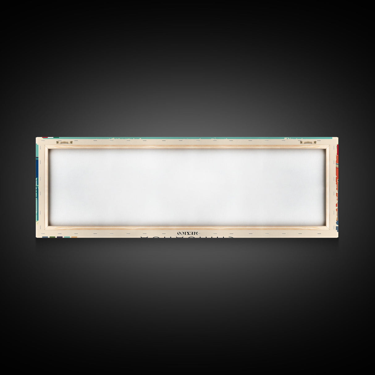 Chihuahua, Mexico Panoramic Canvas Print, Chihuahua, Mexico Painting, Mexico Art, Chihuahua Travel Poster, Travel Art, Vacation Gift