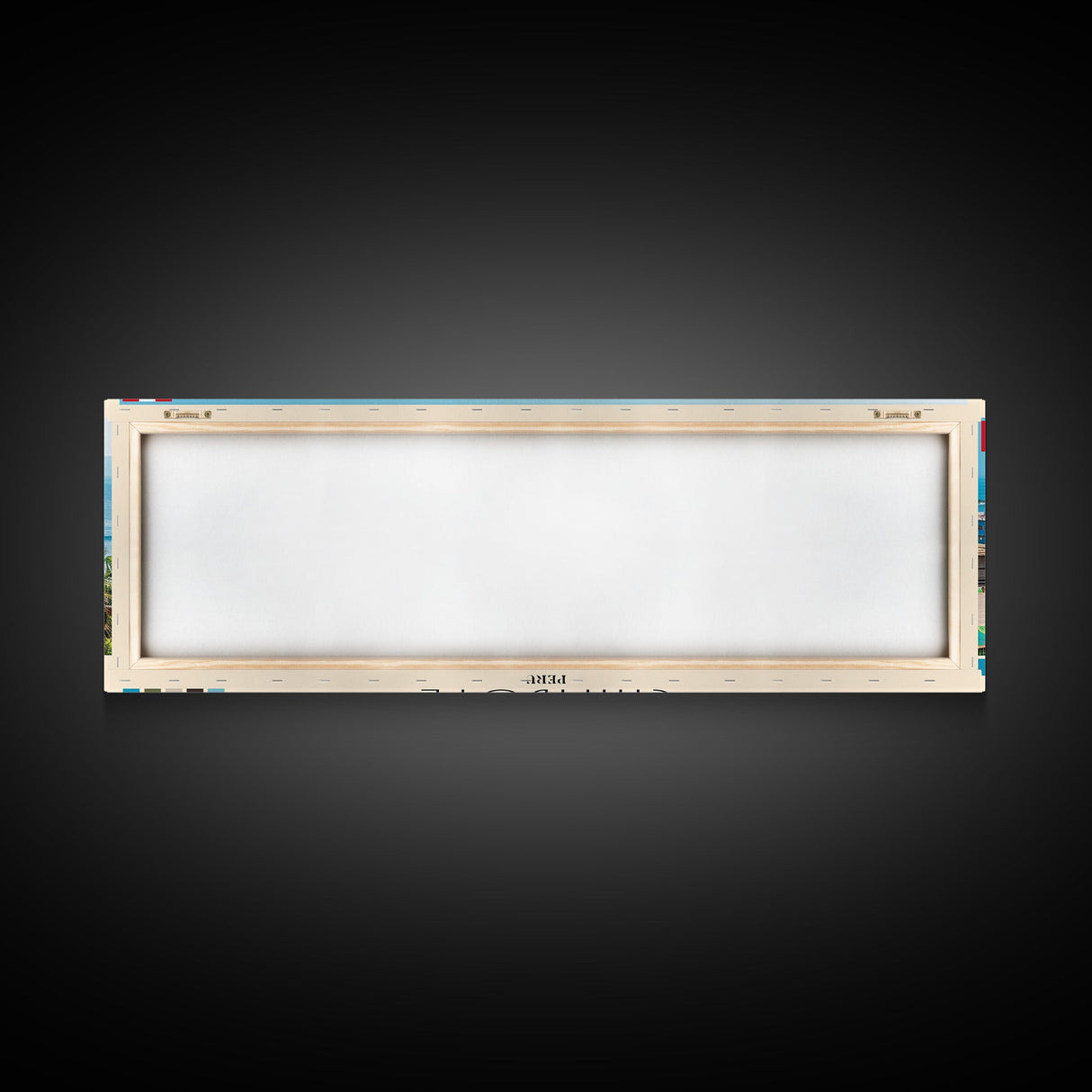 Chimbote, Peru Panoramic Canvas Print, Chimbote, Peru Painting, Peru Art, Chimbote Travel Poster, Travel Art, Housewarming Gift