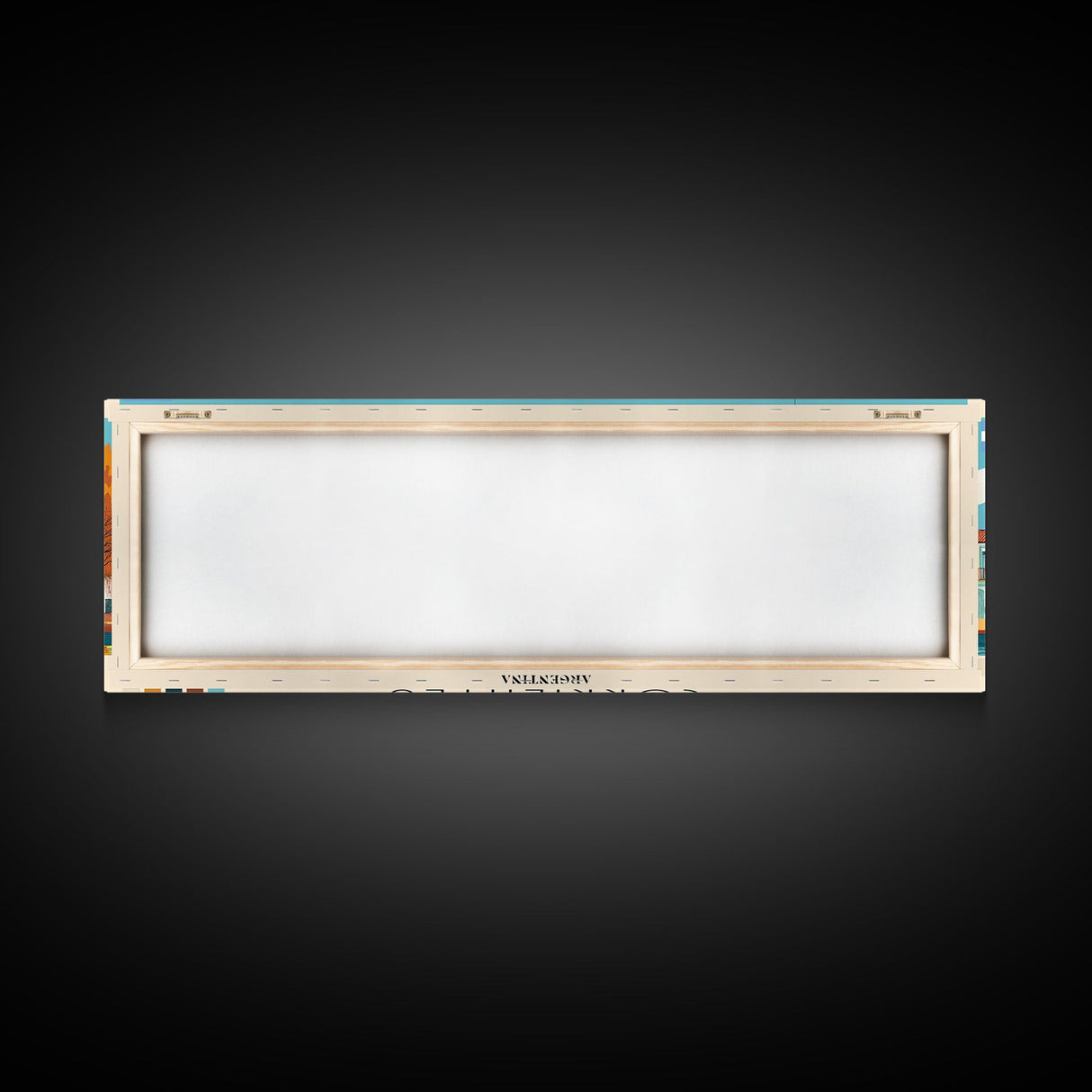 Corrientes, Argentina Panoramic Canvas Print, Corrientes, Argentina Painting, Argentina Art, Corrientes Travel Poster, Travel Art, Vacation Gift