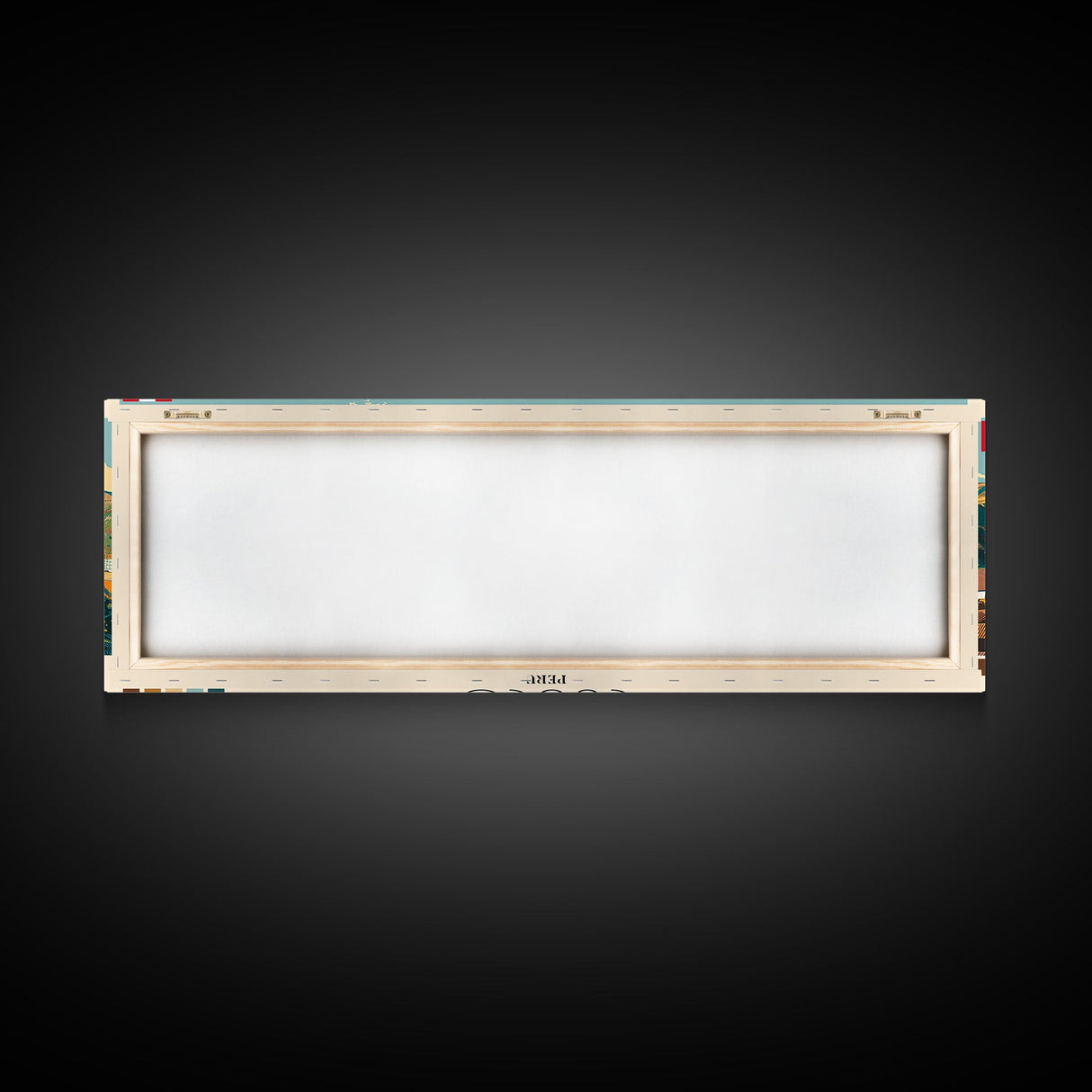 Cusco, Peru Panoramic Canvas Print, Cusco, Peru Painting, Peru Art, Cusco Travel Poster, Travel Art, Guest Room Painting