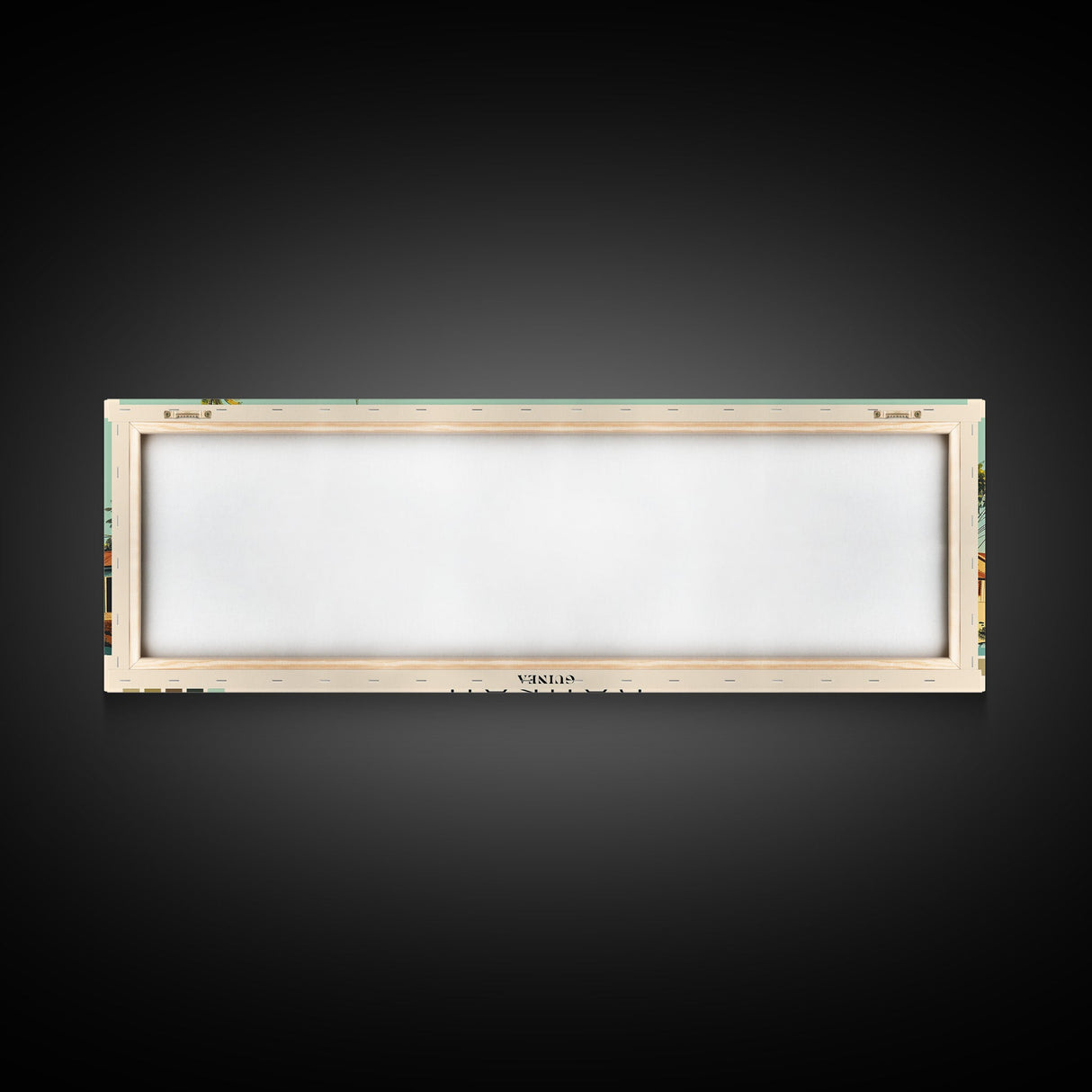 Kankan, Guinea Panoramic Canvas Print, Kankan, Guinea Painting, Guinea Art, Kankan Travel Poster, Travel Art, Guest Room Painting