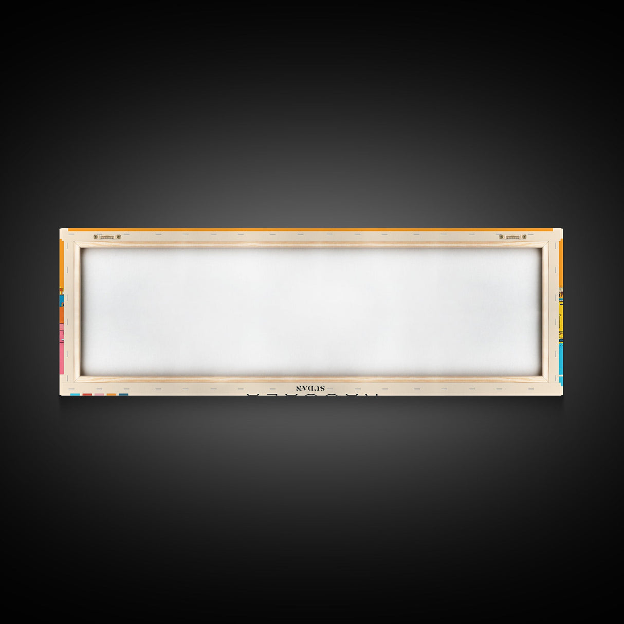 Kassala, Sudan Panoramic Canvas Print, Kassala, Sudan Painting, Sudan Art, Kassala Travel Poster, Travel Art, Guest Room Painting