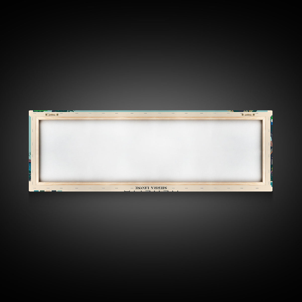 Kenema, Sierra Leone Panoramic Canvas Print, Kenema, Sierra Leone Painting, Sierra Leone Art, Kenema Travel Poster, Travel Art, Vacation Gift