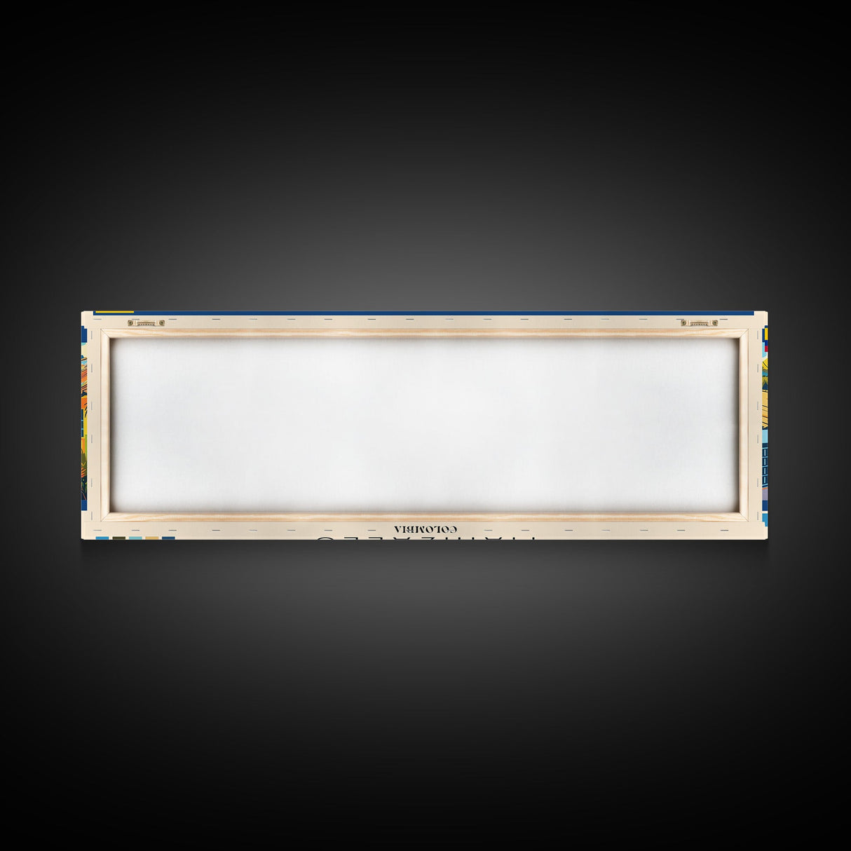 Manizales, Colombia Panoramic Canvas Print, Manizales, Colombia Painting, Colombia Art, Manizales Travel Poster, Travel Art, Housewarming Gift