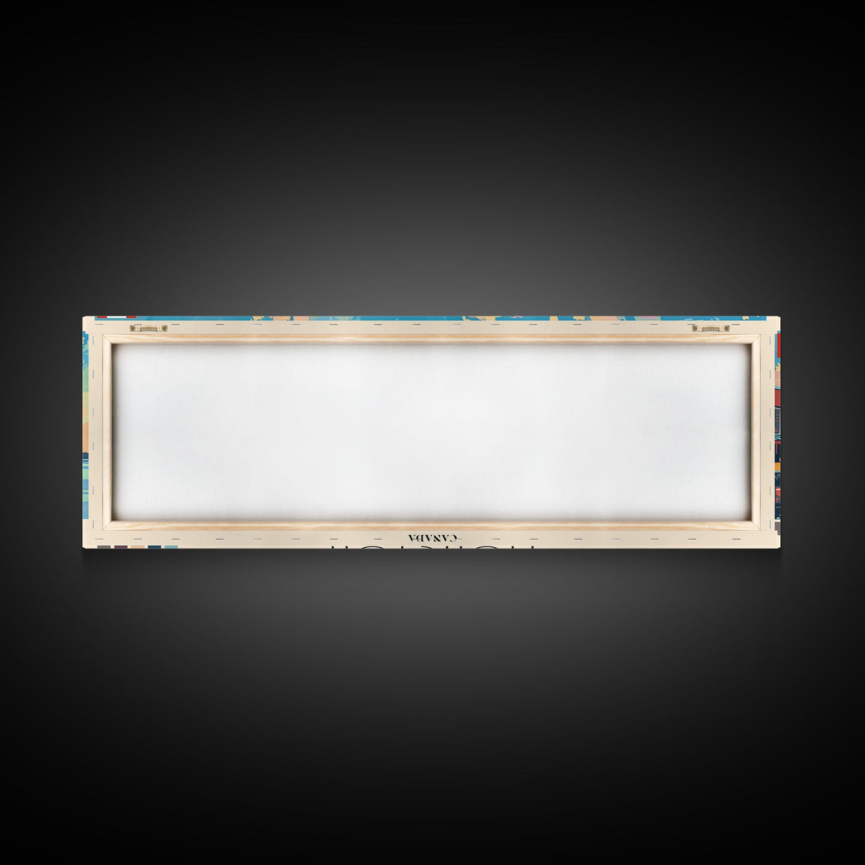 Moncton, Canada Panoramic Canvas Print, Moncton, Canada Painting, Canada Art, Moncton Travel Poster, Travel Art, Guest Room Painting