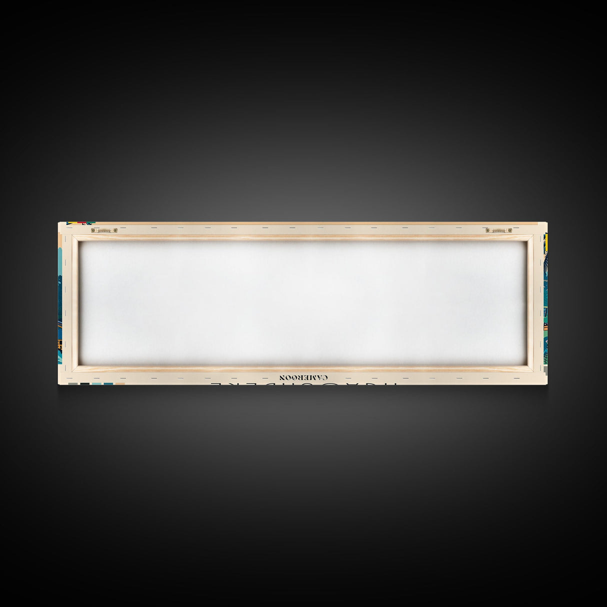 Ngaoundere, Cameroon Panoramic Canvas Print, Ngaoundere, Cameroon Painting, Cameroon Art, Ngaoundere Travel Poster, Travel Art, Housewarming Gift