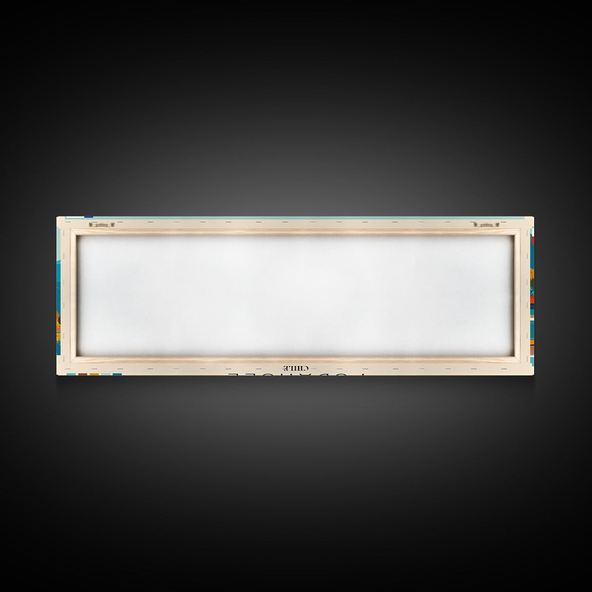 Pudahuel, Chile Panoramic Canvas Print, Pudahuel, Chile Painting, Chile Art, Pudahuel Travel Poster, Travel Art, Vacation Gift