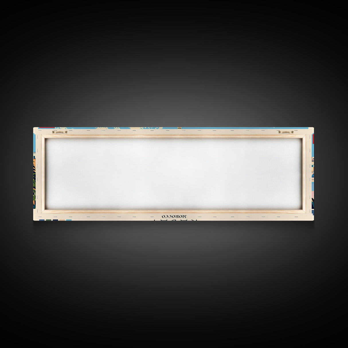 Rabat, Morocco Panoramic Canvas Print, Rabat, Morocco Painting, Morocco Art, Rabat Travel Poster, Travel Art, Housewarming Gift