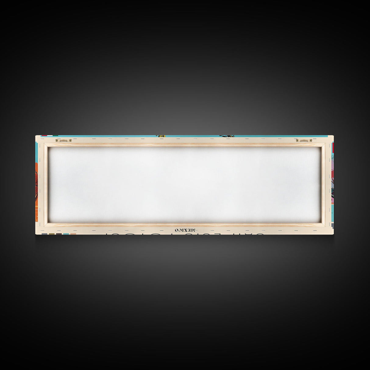 San Luis Potosi, Mexico Panoramic Canvas Print, San Luis Potosi, Mexico Painting, Mexico Art, San Luis Potosi Travel Poster, Travel Art, Guest Room Painting