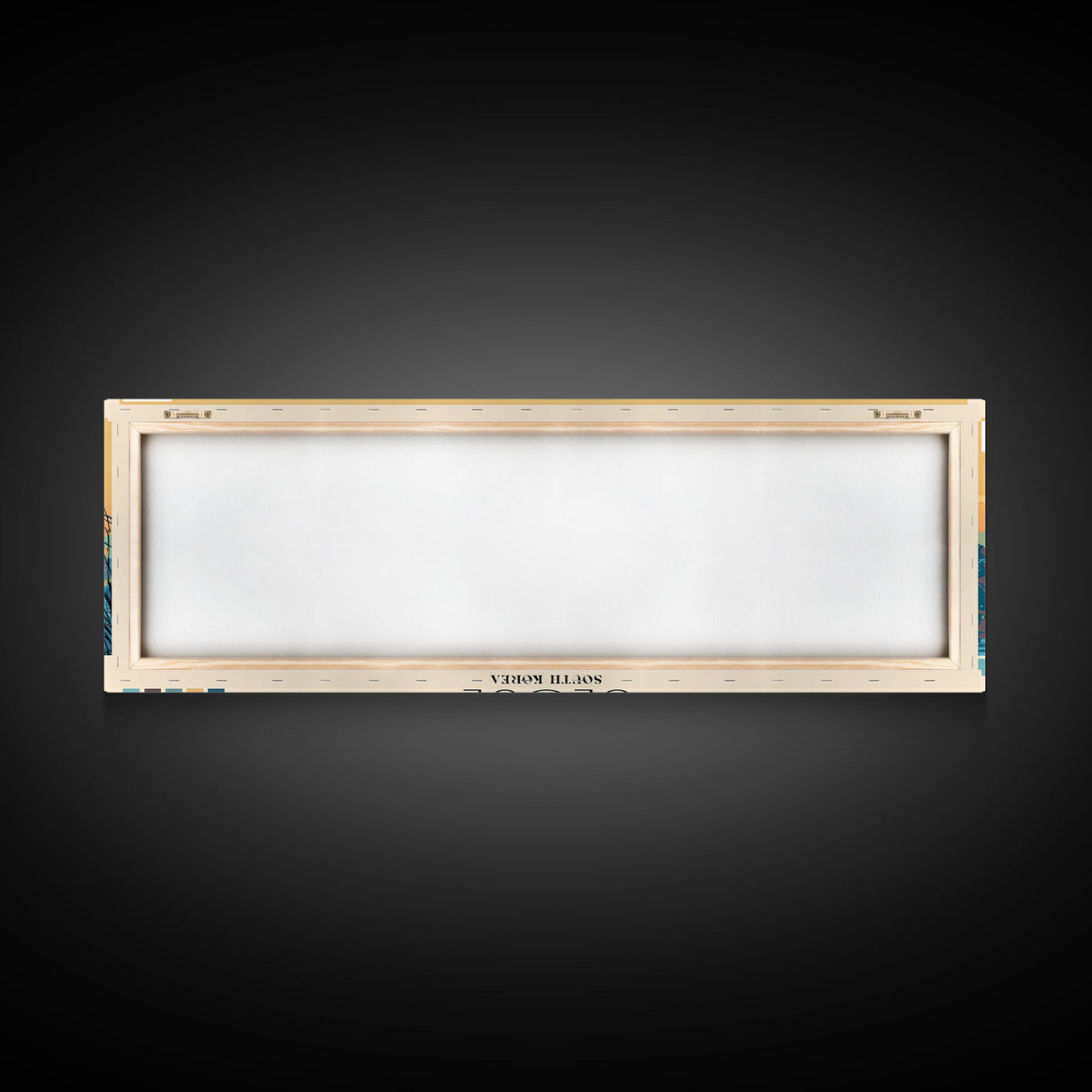 Seoul, South Korea Panoramic Canvas Print, Seoul, South Korea Painting, South Korea Art, Seoul Travel Poster, Travel Art, Vacation Gift