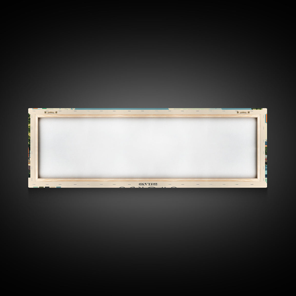 Swords, Ireland Panoramic Canvas Print, Swords, Ireland Painting, Ireland Art, Swords Travel Poster, Travel Art, Guest Room Painting