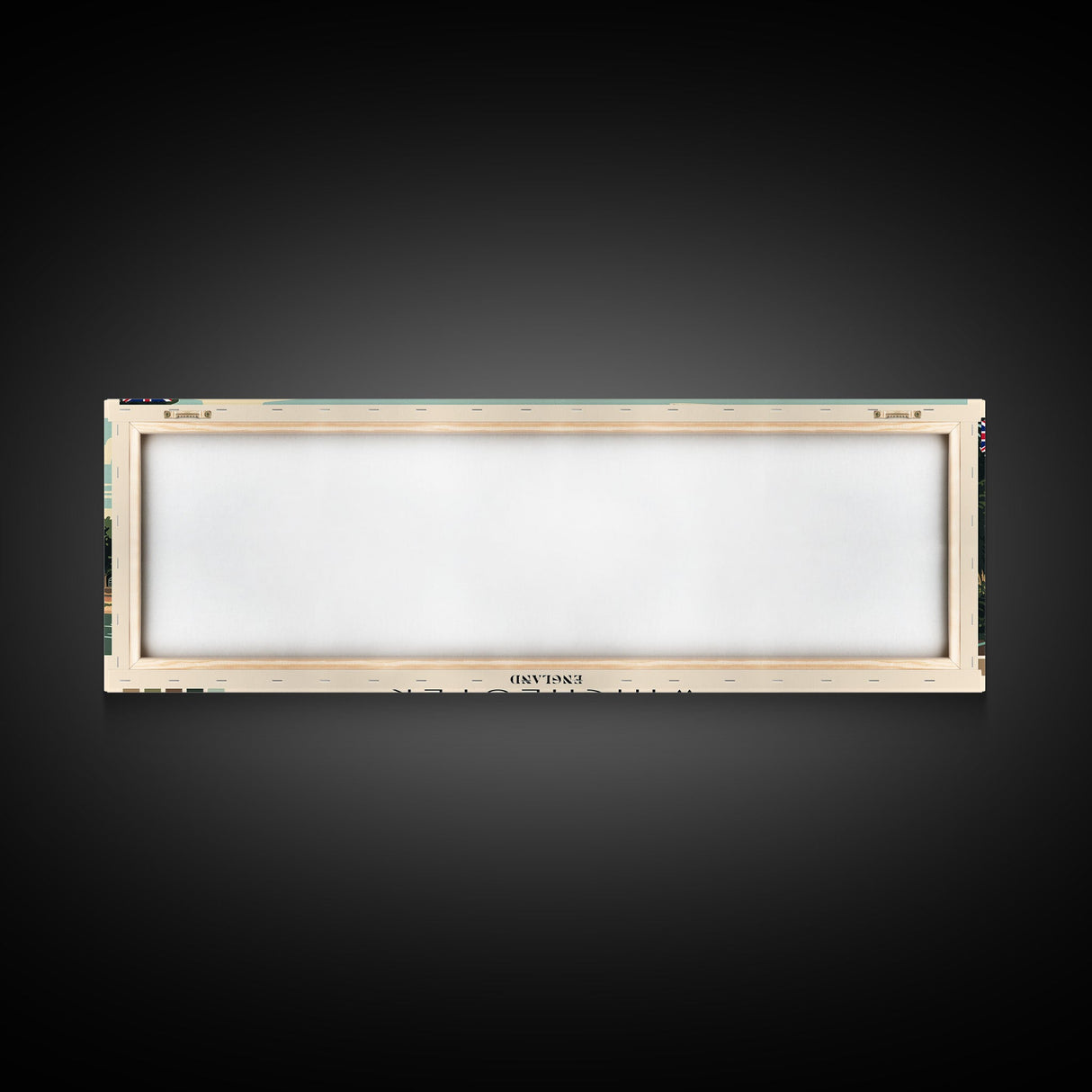 Winchester, England Panoramic Canvas Print, Winchester, England Painting, England Art, Winchester Travel Poster, Travel Art, Housewarming Gift