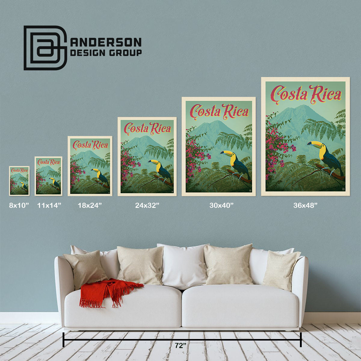 Costa Rica (World Travel) Art Print