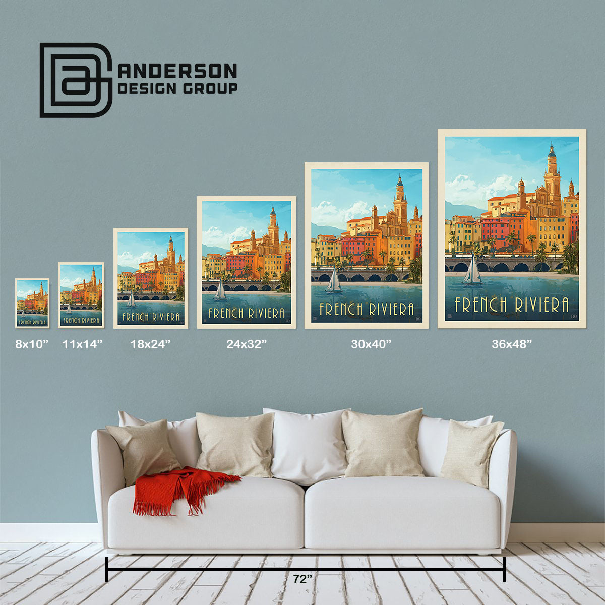 France: French Riviera (World Travel) Art Print
