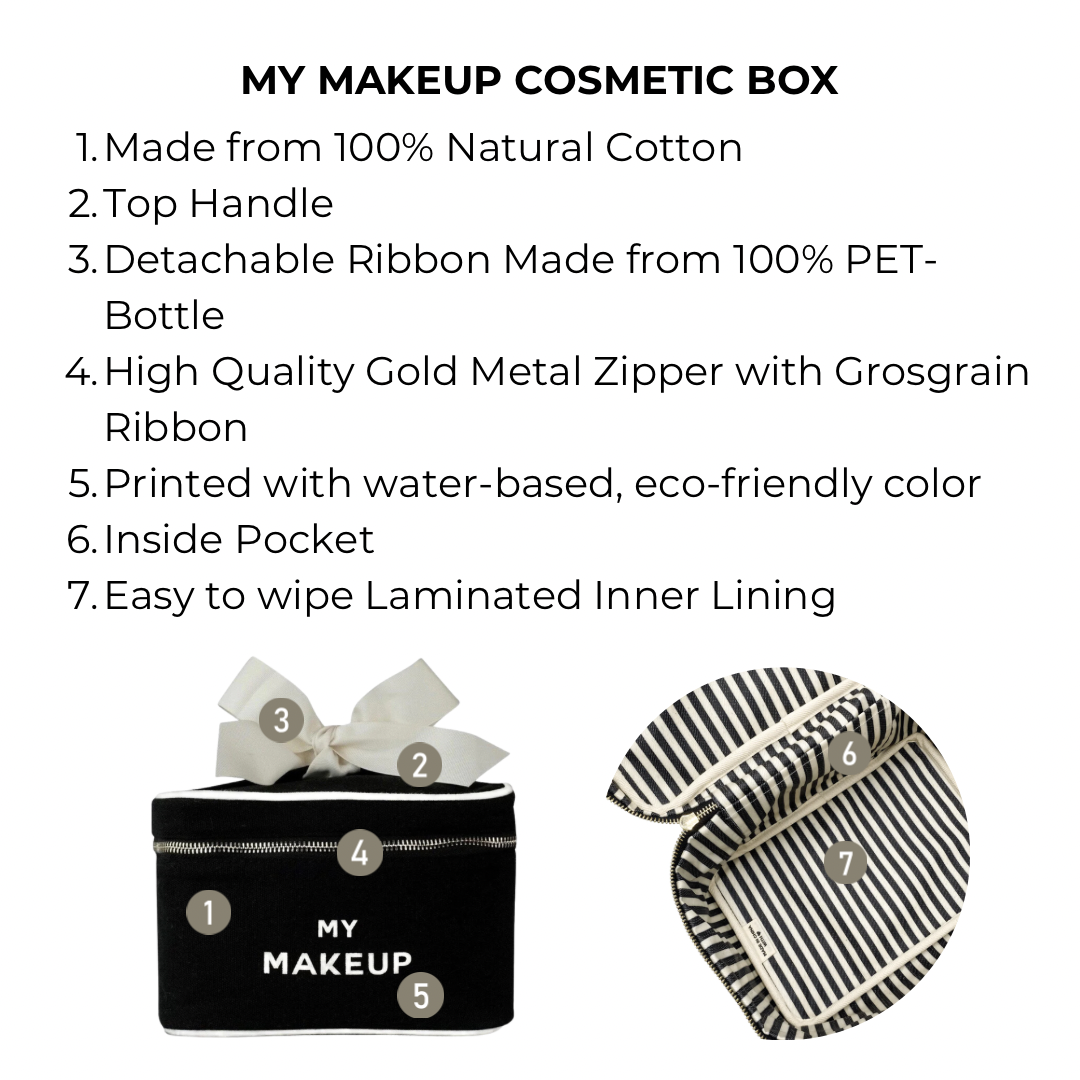 My Makeup Cosmetic Box – Black