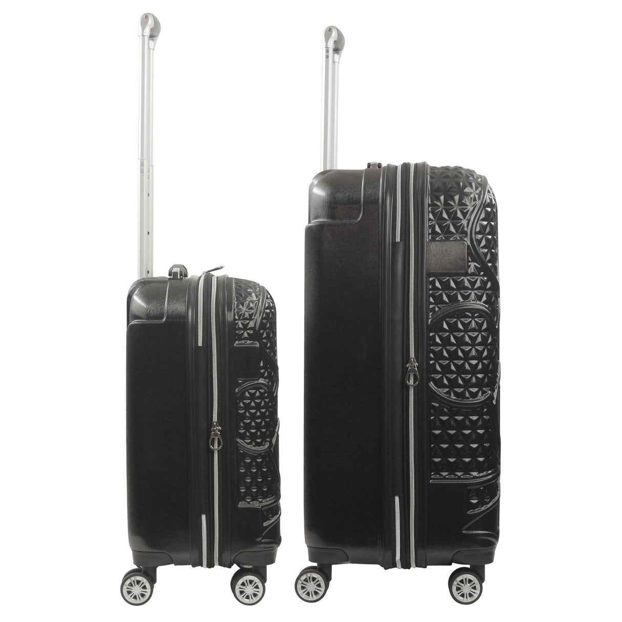 Disney Mickey Mouse Rolling Suitcases 2 Piece Set Black