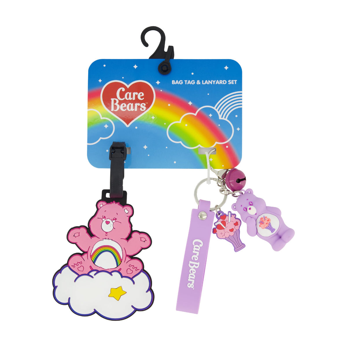 Care Bears Cheer & Share Luggage Tag & Lanyard Set