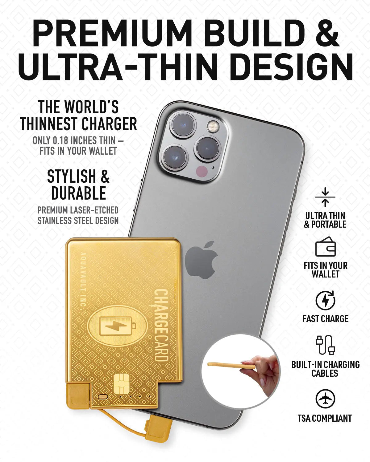 ChargeCard: Ultra-Thin Portable Emergency Charger