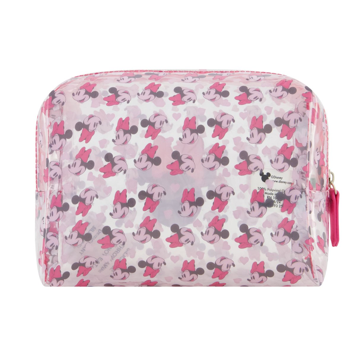 Disney Minnie Mouse Rectangular Clear Cosmetic Bag