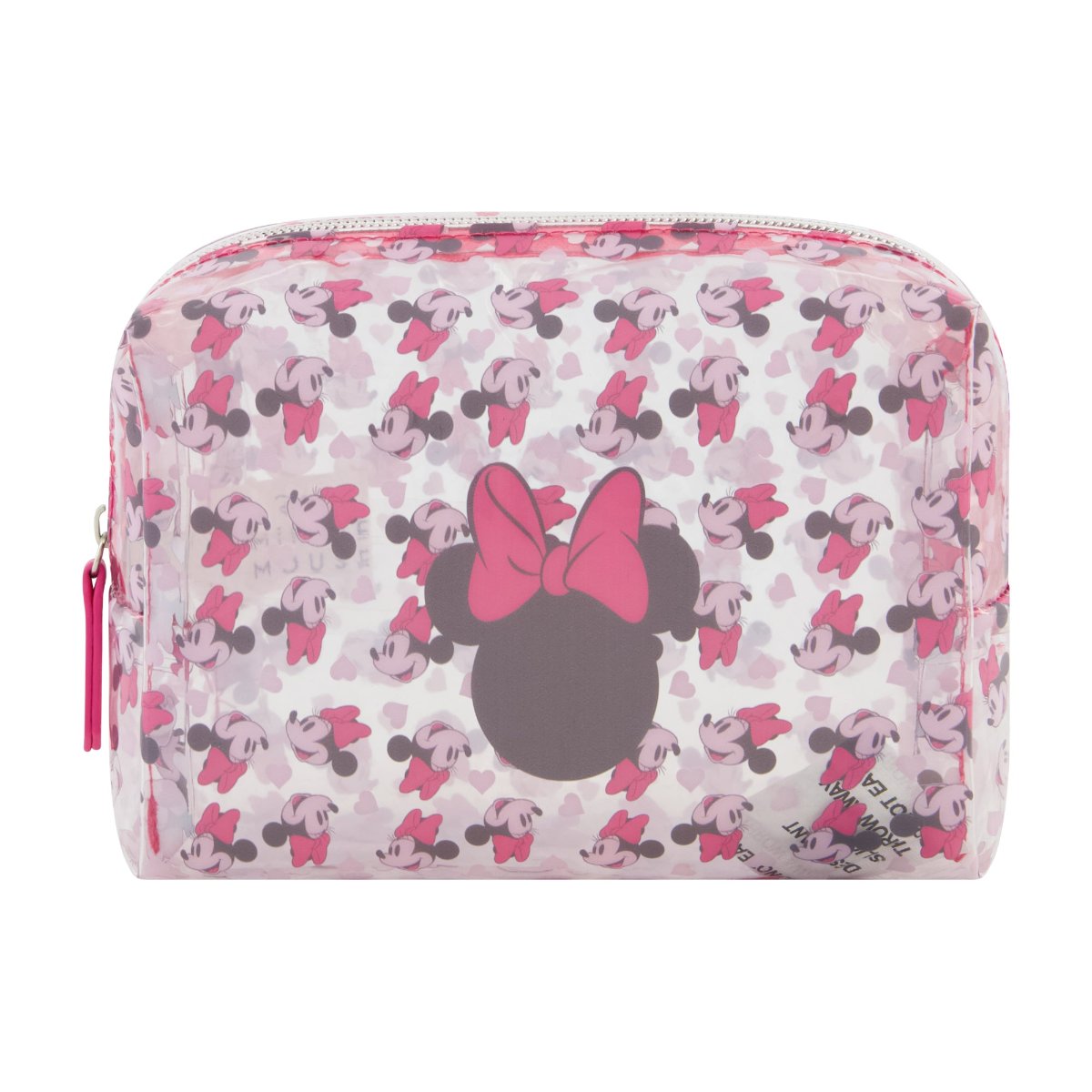 Disney Minnie Mouse Rectangular Clear Cosmetic Bag