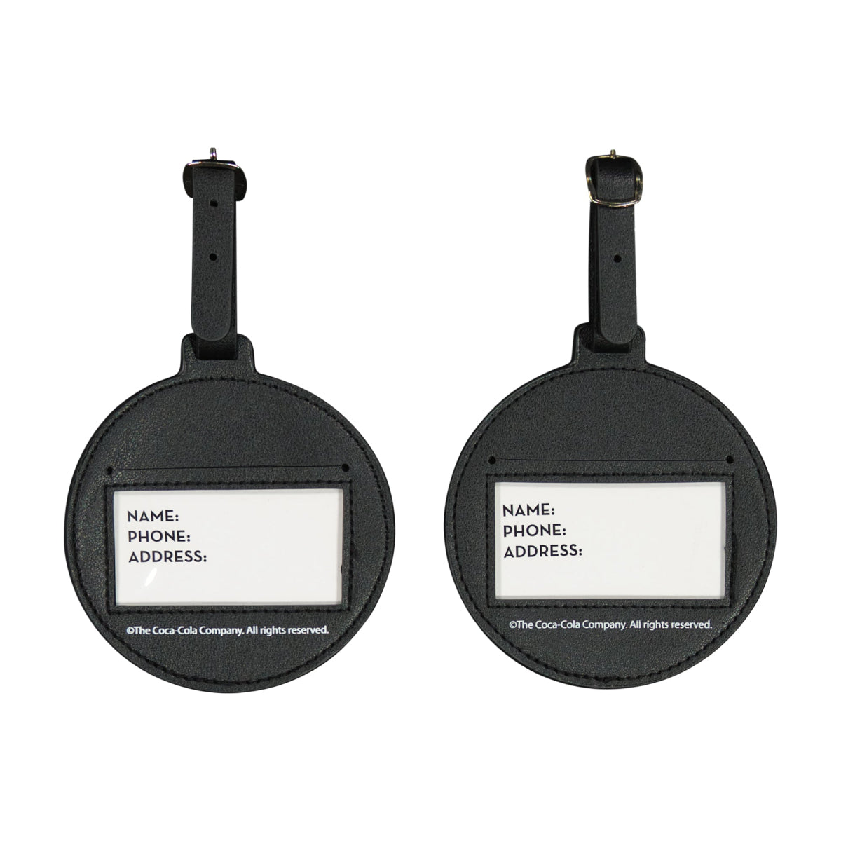 Coca-Cola Circle Luggage Tag 2-Piece Set