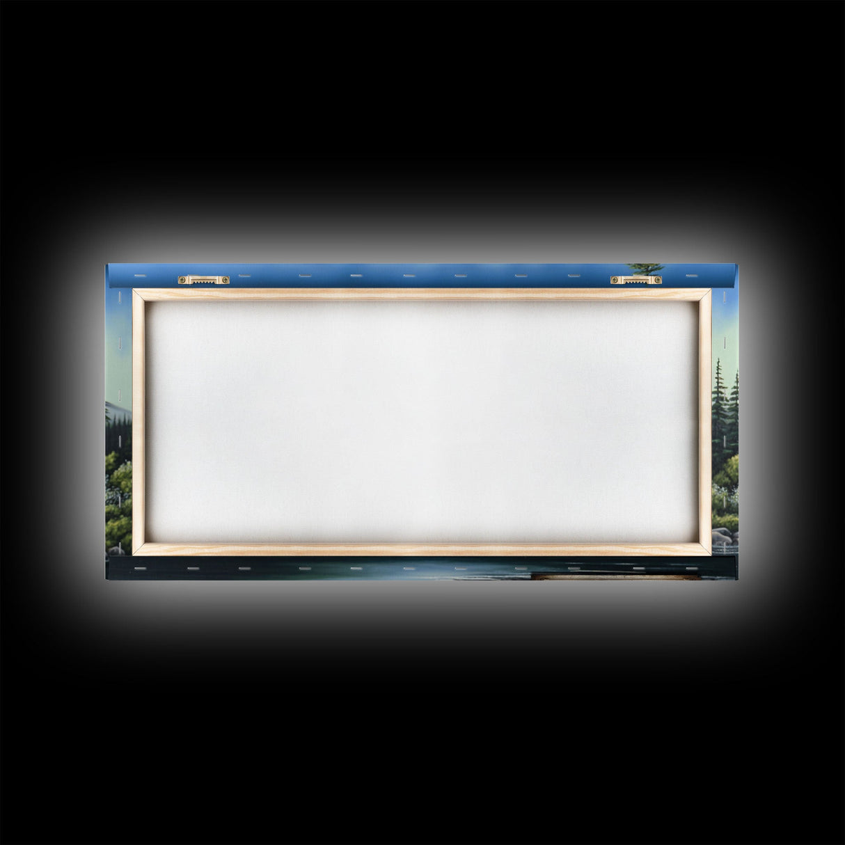 Mount Shasta, Mountains of California, Travel Poster Wall Art, Framed Canvas Print, American Mountains, Mountain Landscape Painting