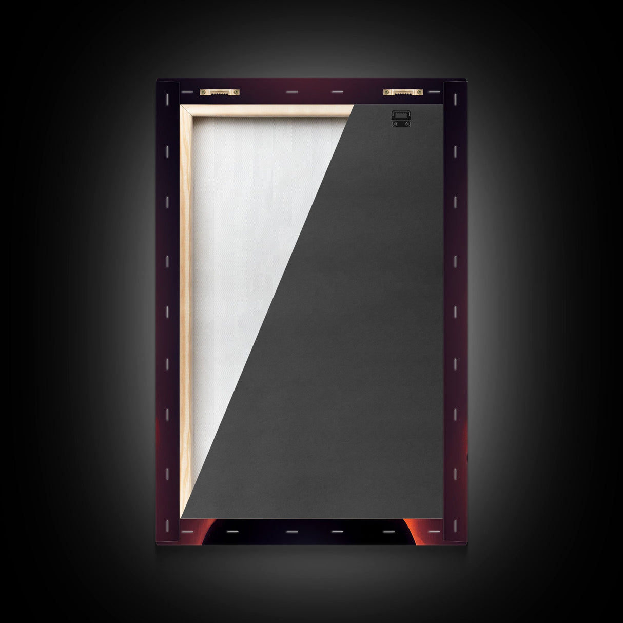 Spooky Witch's Cauldron Canvas Print, Halloween wall art, spooky home decor, creepy Halloween art, Cursed art