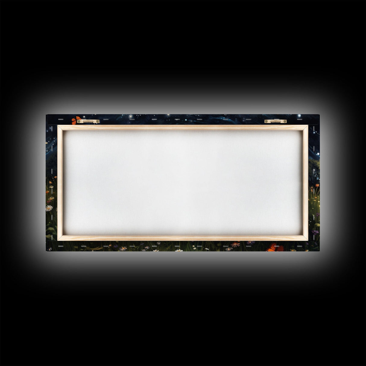 Wildflower Meadow, Wildflower Wall Art, Butterflies Wall Print, Panoramic Art, Wall Art, Canvas Art, Landscape Art, Landscape Print, Office