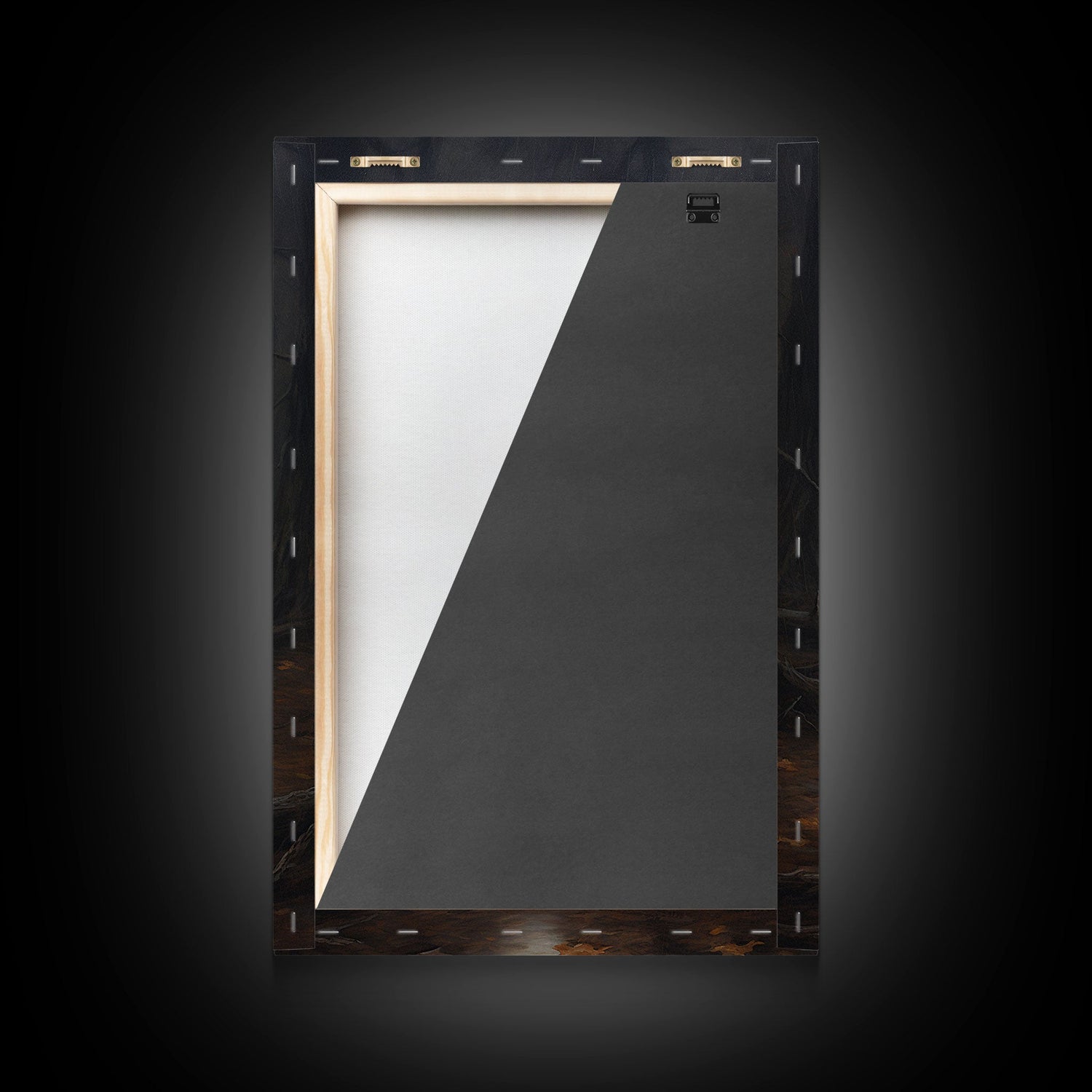 Cute Lil Boo, Ghost Print, Halloween Canvas Art, Framed Canvas Print, Funny Halloween Decor, Ghost Art, Victorian Goth Art