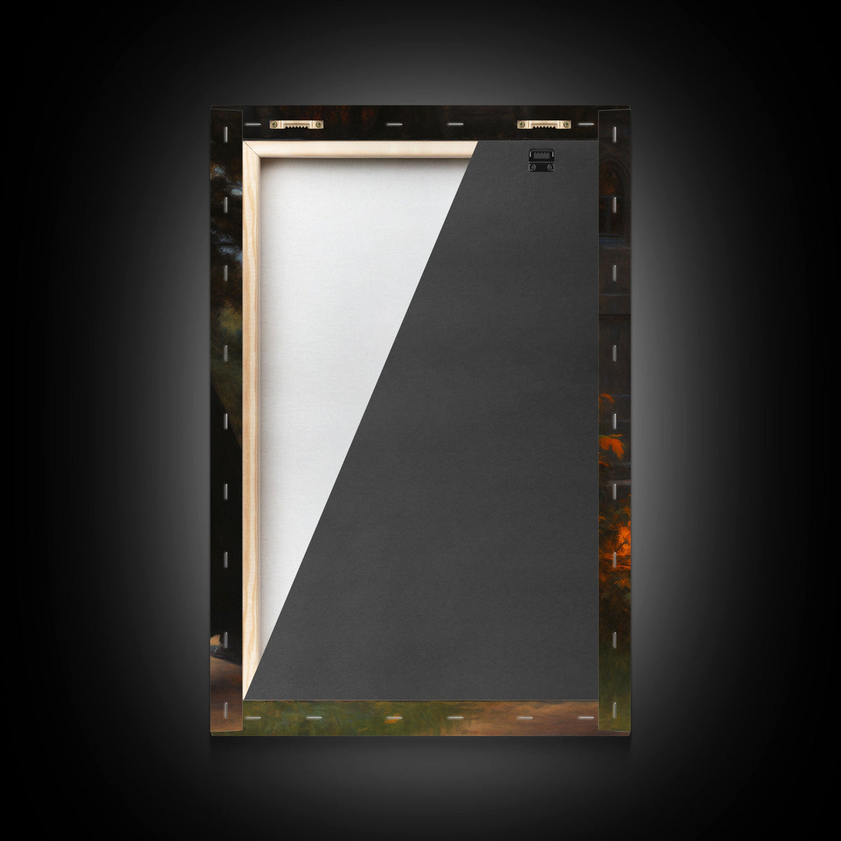 The Scared Ghost, Macabre Halloween Decor, Halloween Poster / Canvas Print, Framed Wall Art, Dark Academia Goth Art