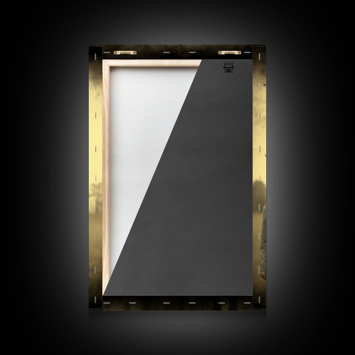 The Cult Of The Deer, Creepy Halloween Wall Art, Framed Canvas Print, Occult Art, Dark Academia, Creepy Photography