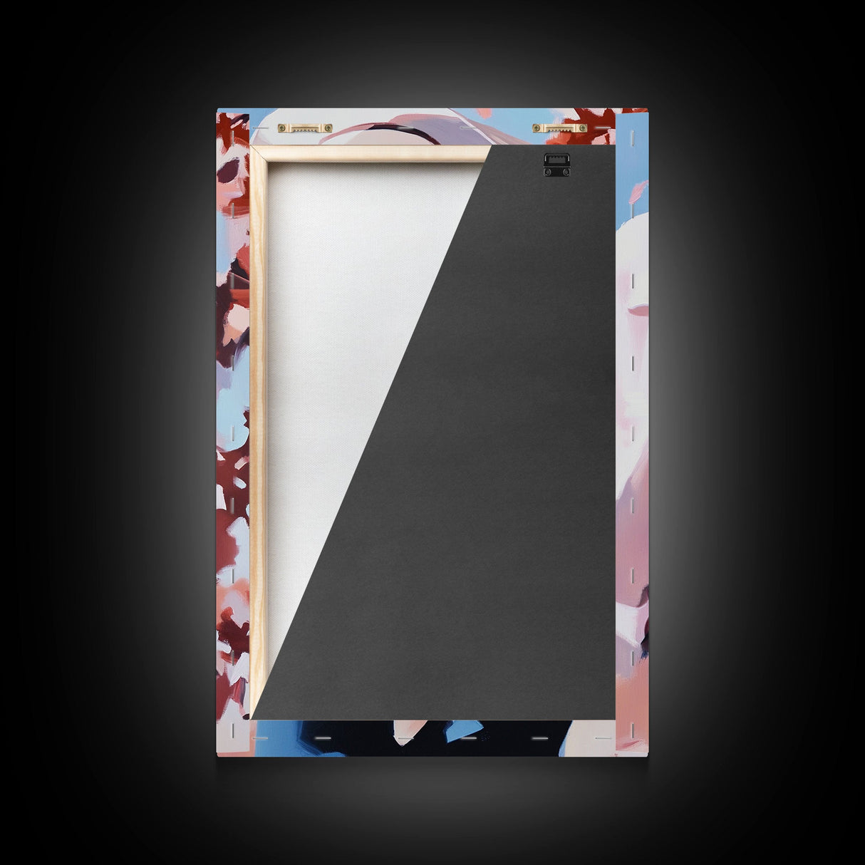 Cowboy Christmas Art Framed Canvas Print, Minimalist Holiday Decor Perfect Seasonal Gift Idea Wall Art 2024