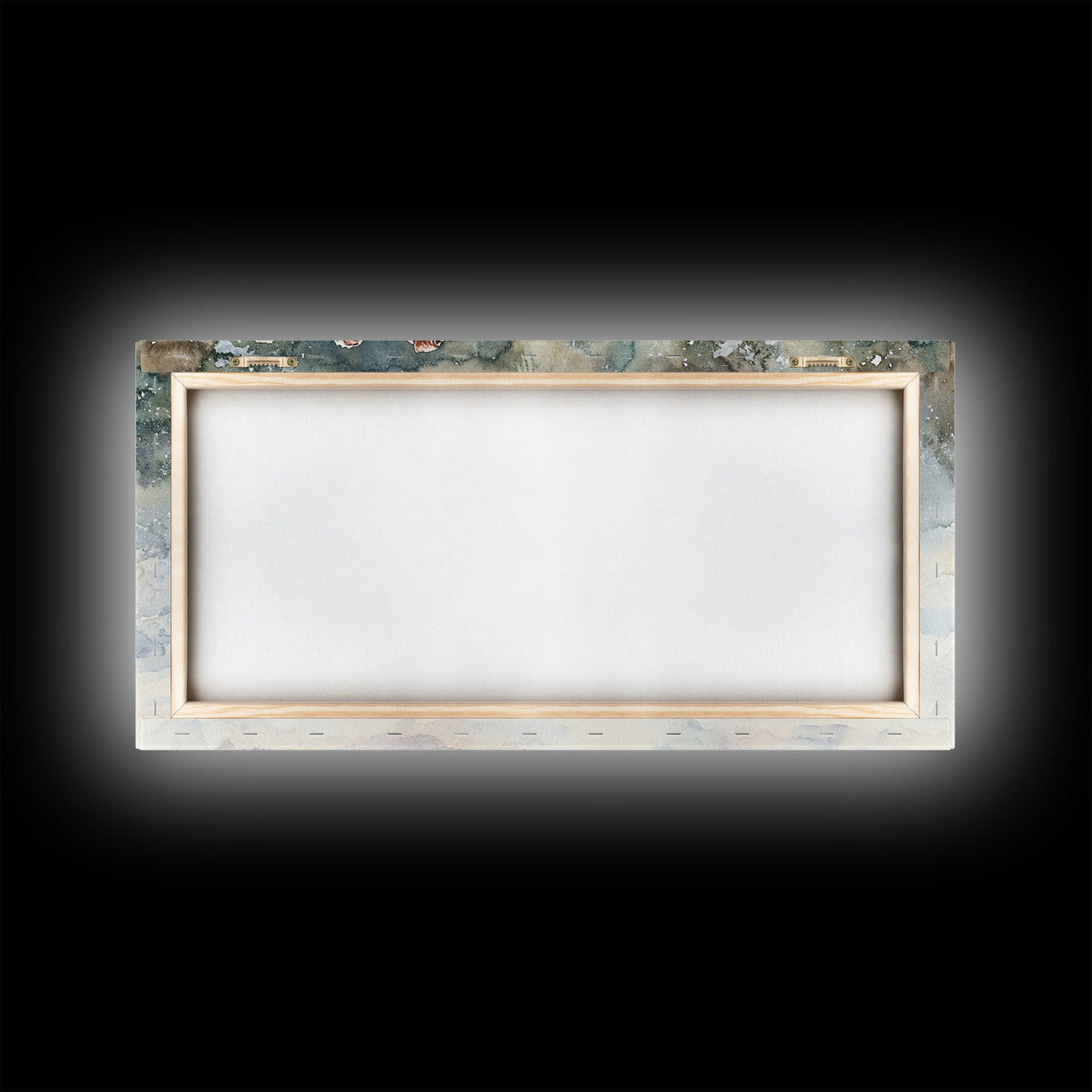 Canvas Print Cowboy Boots with Christmas Wreath and Rope, Rustic Christmas Decor, Winter Western Holiday Art, Farmhouse Wall Print