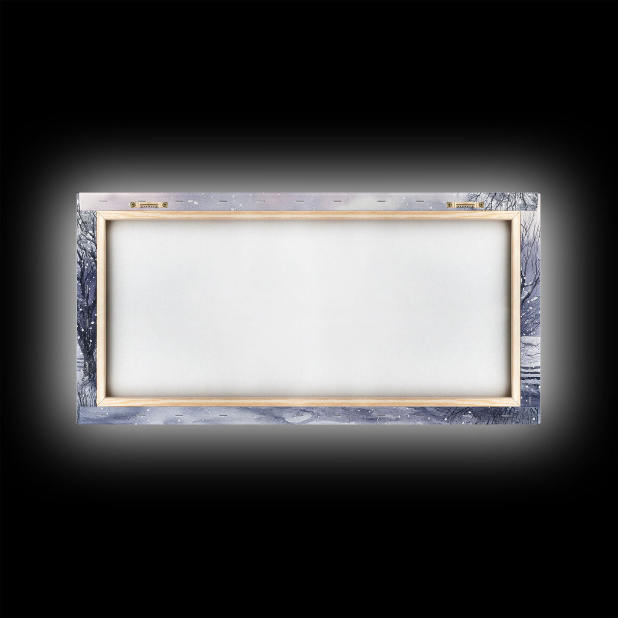 Christmas decor farmhouse Framed Canvas Print snowy barn scene holiday wall art Christmas tree decor best gift Christmas holiday home decor