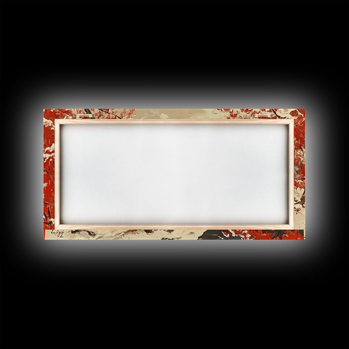 Cowboy resting by campfire under aspen trees with mountains in background, Framed Canvas Print, rustic wall art, warm western decor piece