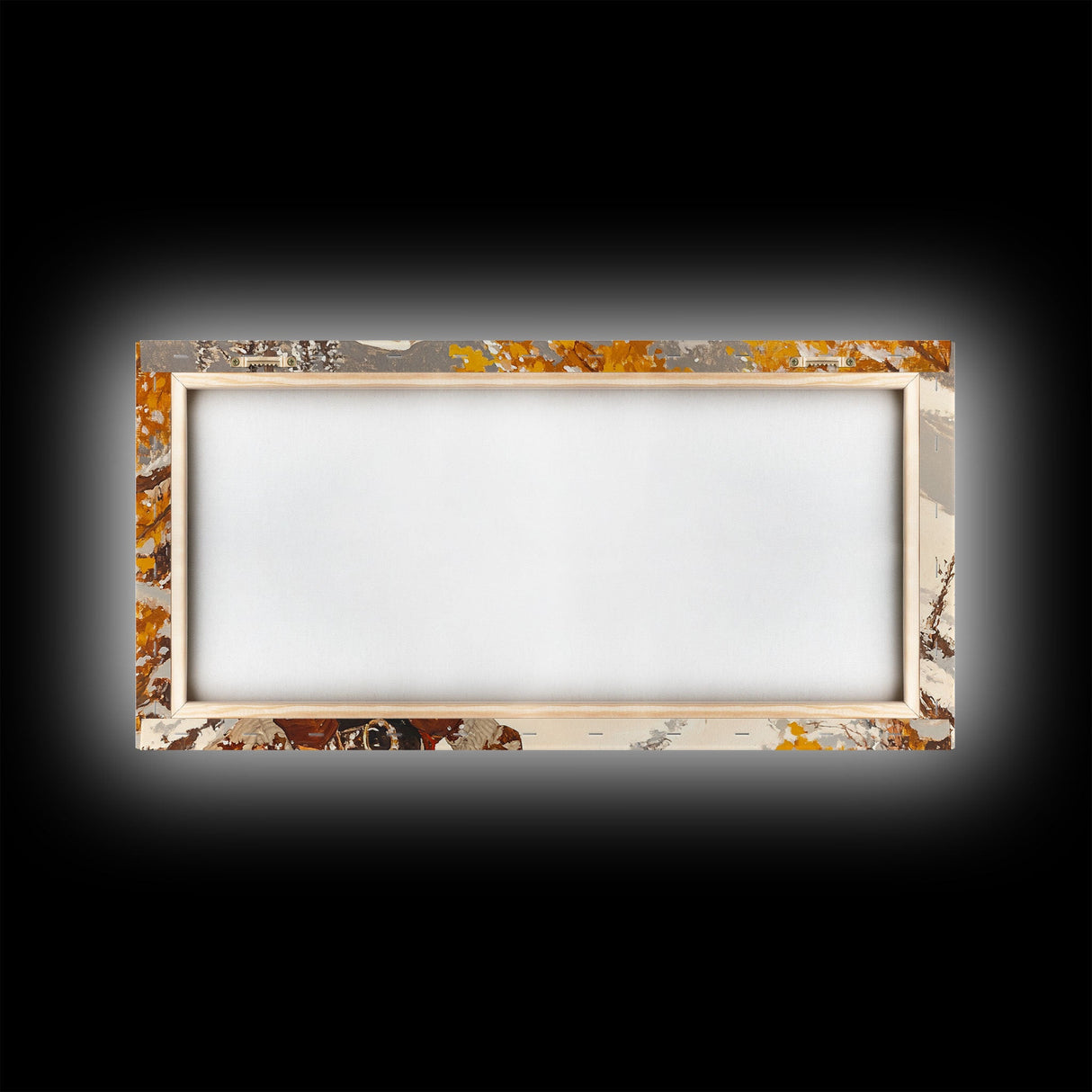 Charming Framed Canvas Print of a Cowgirl in Autumn Leaves, Perfect Fall Wall Decor and Gift Idea for Fans of Western Art Rustic Home Decor